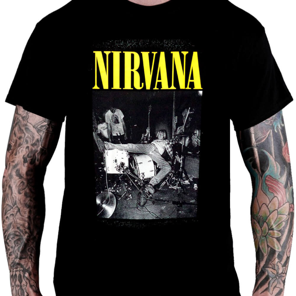Metal Rock Camiseta Nirvana 