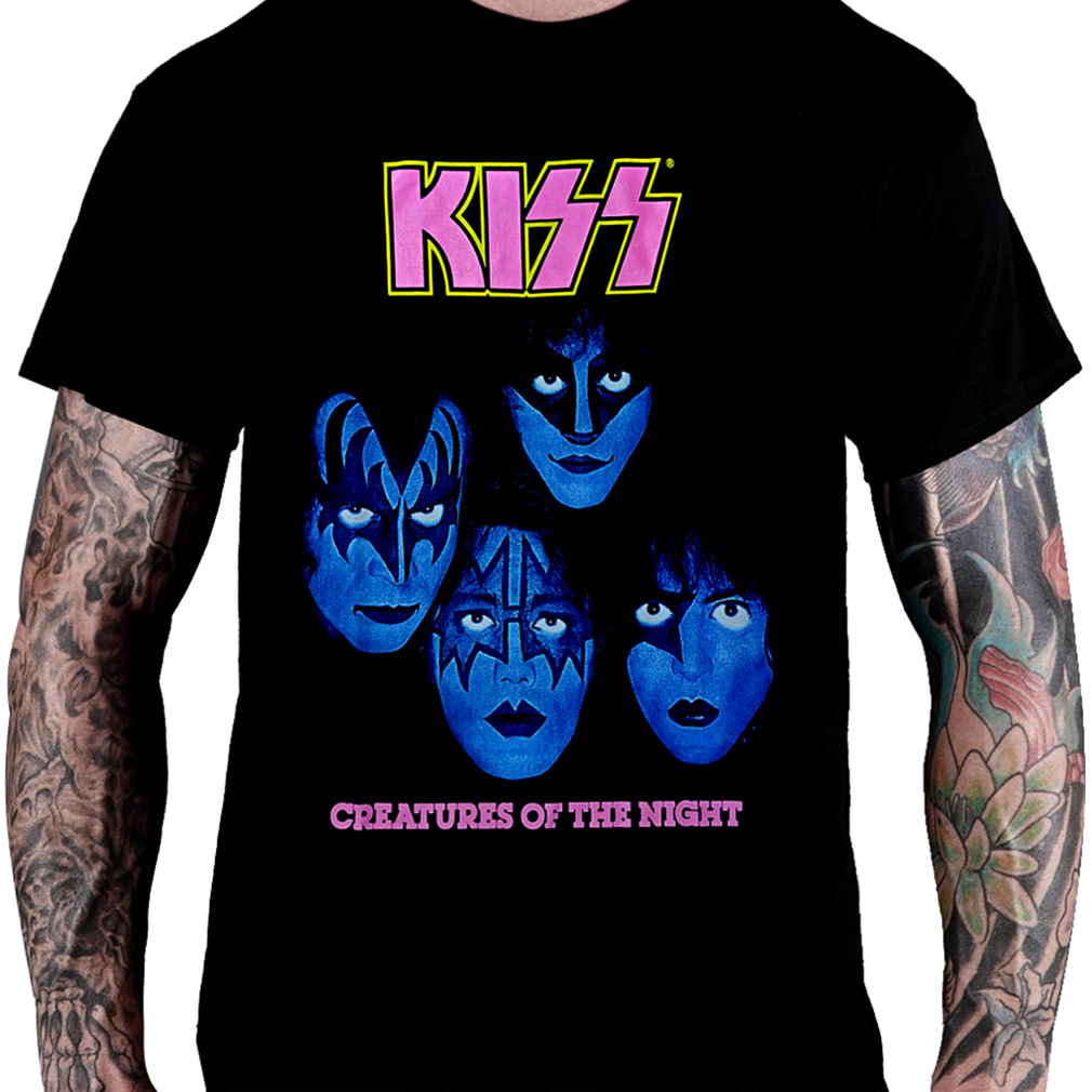 importante Bonito fósil Camiseta Kiss - Heavy Metal Rock